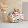 Sara Oval Floral Clasp Clutch, thumbnail 1 of 4