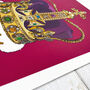 King Charles Coronation Crown Magenta Art Print, thumbnail 4 of 8