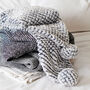 Arctic Fox Faux Fur Waffle Scarf, thumbnail 3 of 3