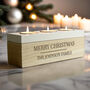 Personalised Classic Triple Tea Light Box Tealight Hold, thumbnail 2 of 12