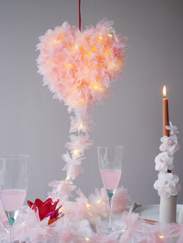 Blush Large Petal Heart Light, 2 of 5