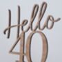 Milestone Cake Topper, Decade Toppers Birthday Topper, thumbnail 4 of 4