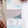 Ocean Road Concertina Wedding Invitations, thumbnail 1 of 7