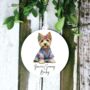 Personalised Norfolk Terrier Hippie Dog Decoration, thumbnail 1 of 2