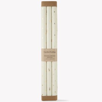Set Of Three Rolls Of Christmas Gift Wrap, 4 of 6
