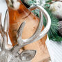 Silver Stag Wine Bottle Holder, thumbnail 3 of 5