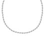 Mens Sterling Silver Heavy Rope Chain Necklace, thumbnail 3 of 10