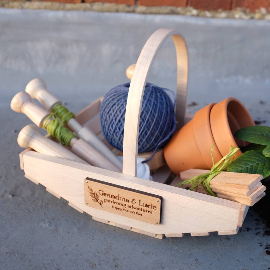 personalised garden gift set by auntie mims