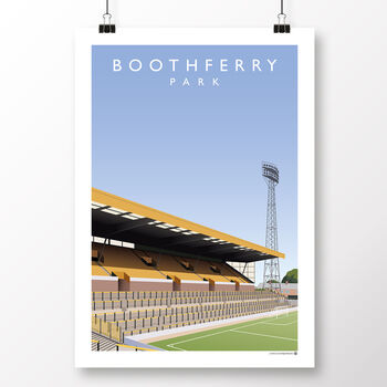 Hull City Boothferry Park South Stand Poster, 2 of 8