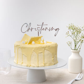 Christening Or Baptism Cake Topper, 2 of 8