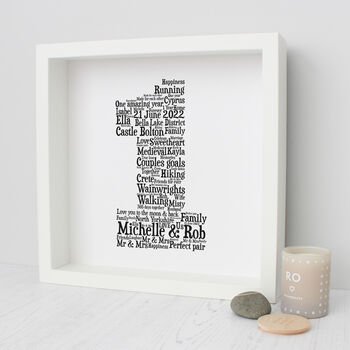 Personalised 'Paper' 1st Anniversary Gift For Wife, 2 of 5