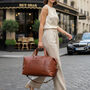Genuine Leather Holdall, Flight Bag, Gym Bag, thumbnail 6 of 6