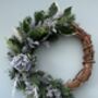 Christmas Silver Door Wreath, thumbnail 2 of 3