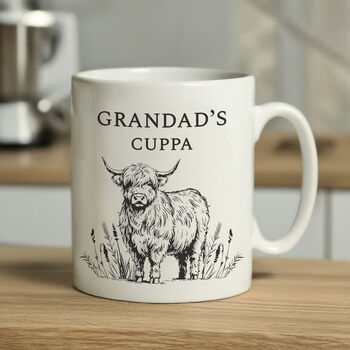 Personalised Highland Cow Mug, 4 of 7