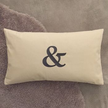 Personalised Embroidered Initial Cushion, 6 of 10