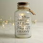 Personalised I Love You More… LED Glass Jar Light, thumbnail 2 of 4