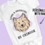 Samoyed Face Baby Onesie, thumbnail 2 of 6