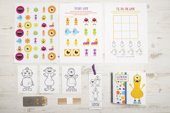 Personalised Monster Activity Bundle, 3 of 3