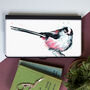 Inky Long Tailed Tit Wallet Phone Case With Card Slots, thumbnail 5 of 5
