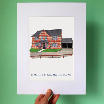 Personalised House Illustration Print, 5 of 12