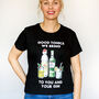 'Good Tonics We Bring' Christmas T Shirt, thumbnail 6 of 7