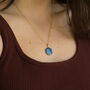 Lapis Lazuli Necklace 14k Gold Filled Natural Gemstone, thumbnail 1 of 6
