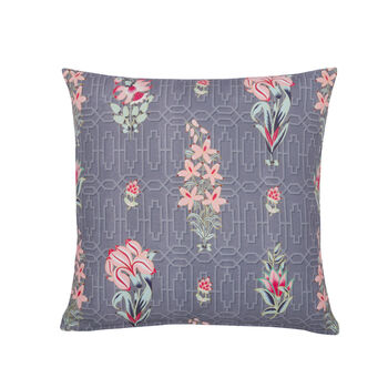 Les Indes Mahua Floral Recycled Cotton Cushion Cover, 3 of 6