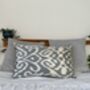 Grey Silk Decorative Cushion Cover, thumbnail 3 of 7