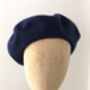 Navy Beret With Optional Veil And Accessories, thumbnail 6 of 12