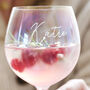 Personalised Iridescent Gin Glass, thumbnail 2 of 8