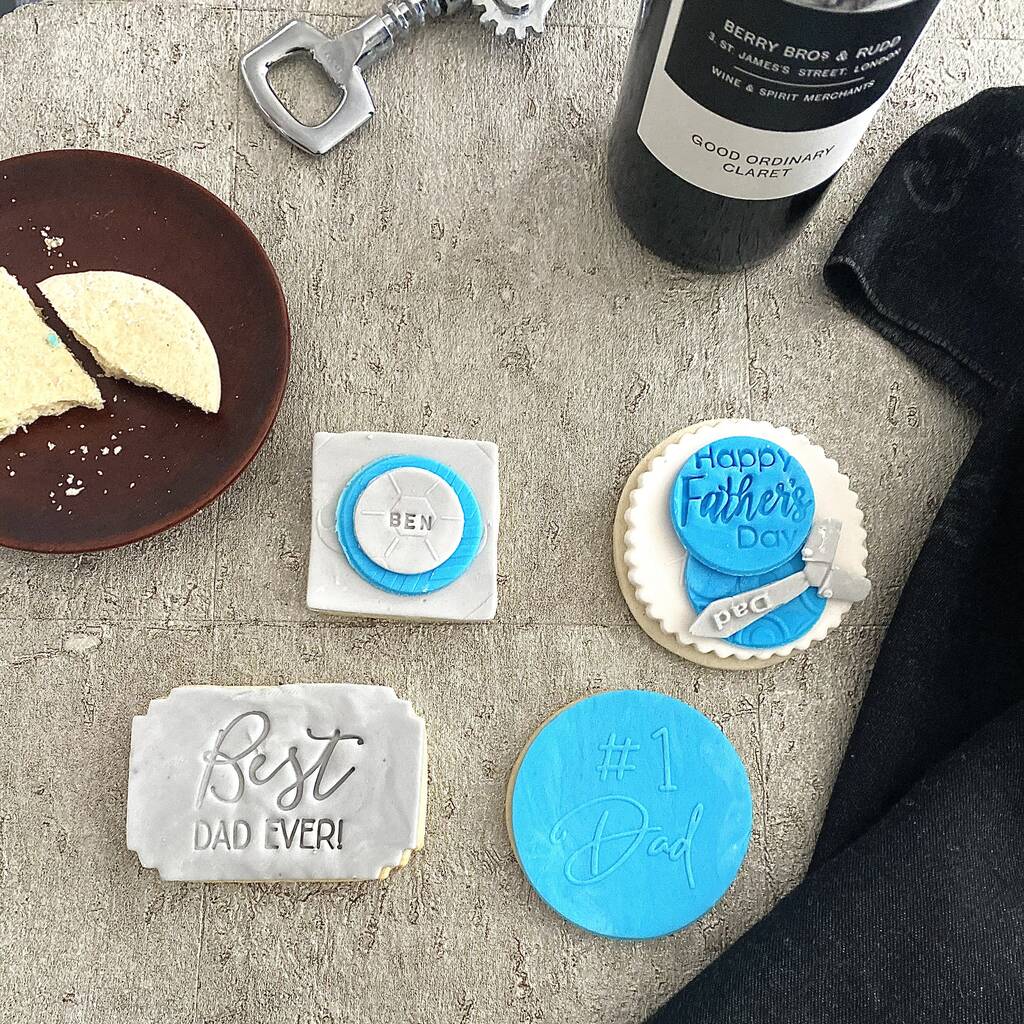 Personalised Father's Day Cookies By La Di Da Sweet Treats