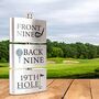 Golfers Triple Hip Flask, thumbnail 1 of 6