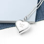 Personalised Sterling Silver Heart Necklace, thumbnail 3 of 10