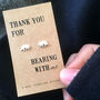 Silver Bear Earrings. Thank You Gift, thumbnail 1 of 3