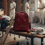 Cricket Red Rucksack, thumbnail 9 of 12