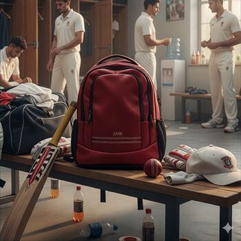 Cricket Red Rucksack, 9 of 12