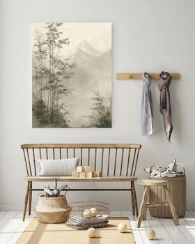 Japanese Mountain Landscape Art Print, 3 of 3