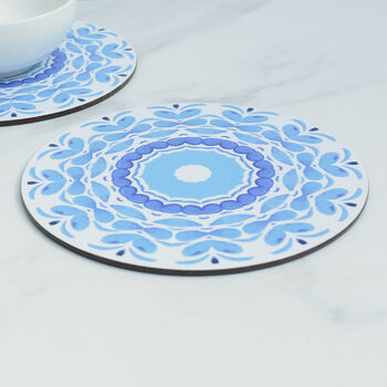 Blue And White Coasters, 5 of 12