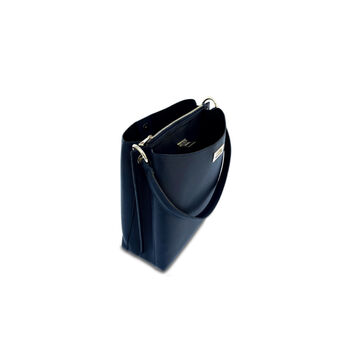 Navy Leather Tote Bag, 4 of 5