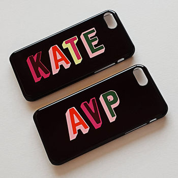 Rainbow Font Personalised Phone Case, 4 of 5