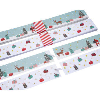 Pack Of 100 Christmas Present Festive Paper Chains, 3 of 5