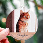 Wooden Personalised Pet Memorial Christmas Decoration, thumbnail 1 of 8