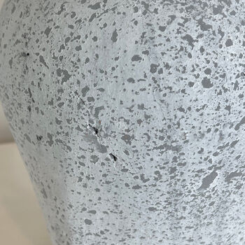 Hekla Aged Grey Distressed Ceramic Table Lamp Base, 4 of 7