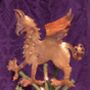 Handwrought Copper Griffin Christmas Tree Topper, thumbnail 7 of 7