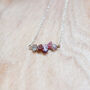 Sterling Silver Natural Sapphire Necklace, thumbnail 5 of 8