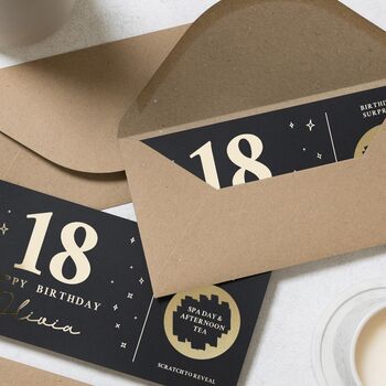 Personalised 18th Birthday Spa Day Gift Voucher For Her, 7 of 9