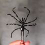 Handmade Spider Hair Pin In Black, thumbnail 4 of 9