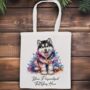 Personalised Husky In Christmas Lights, thumbnail 5 of 10