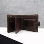 Personalised Initial Men's Rfid Leather Bifold Wallet, thumbnail 7 of 7