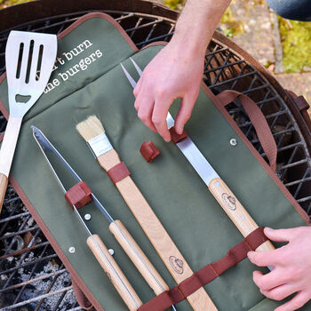 Personalised Barbecue Tools Gift Set, 2 of 5